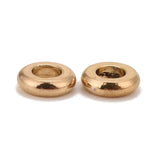 Ion Plating(IP) 304 Stainless Steel Spacer Beads, Donut, Golden, 4x1mm, Hole: 2mm, 100pc/Set