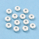 304 Stainless Steel Spacer Beads, Flat Round, Silver, 4x1.2mm, Hole: 1.2mm, 200pc/Set