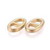 304 Stainless Steel Connector Charms, Navy Mesh Charms, Soda Tab/Pull Tab, Oval, Golden, 17x10x2.5mm, Inner Diameter: 5x5.5mm, 10pc/Set