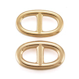 304 Stainless Steel Connector Charms, Navy Mesh Charms, Soda Tab/Pull Tab, Oval, Golden, 17x10x2.5mm, Inner Diameter: 5x5.5mm, 10pc/Set