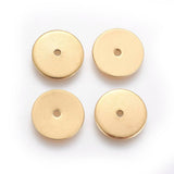 Ion Plating(IP) 304 Stainless Steel Spacer Beads, Disc, Golden, 6x0.7mm, Hole: 1.1mm, 100pc/Set