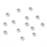 Non-Tarnish 202 Stainless Steel Spacer Beads, Flat Round, Stainless Steel Color, 3x1.5mm, Hole: 1.2mm, 200pc/Set