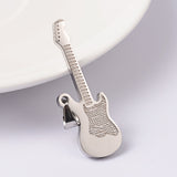 Tarnish Resistant 304 Stainless Steel Pendants, Bass, Stainless Steel Color, 40x14x2mm, Hole: 6x4mm