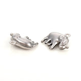 Non-Tarnish 304 Stainless Steel Charms, Elephant, Stainless Steel Color, 15x14.5x5mm, Hole: 1.2mm, 10pc/Set