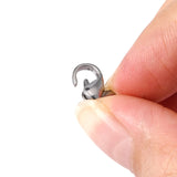 304 Stainless Steel Lobster Claw Clasps, Parrot Trigger Clasps, Stainless Steel Color, 12x7x3.5mm, Hole: 1.5mm, 100pcs/Set