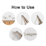 304 Stainless Steel Lobster Claw Clasps, Parrot Trigger Clasps, Stainless Steel Color, 12x7x3.5mm, Hole: 1.5mm, 100pcs/Set