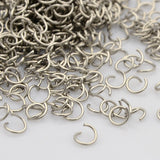 Tarnish Resistant 304 Stainless Steel Open Jump Rings, Stainless Steel Color, 21 Gauge, 4x0.7mm, Inner Diameter: 2.6mm, 500pc/Set