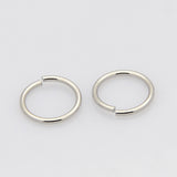 Tarnish Resistant 304 Stainless Steel Open Jump Rings, Stainless Steel Color, 21 Gauge, 5x0.7mm, Inner Diameter: 3.6mm, Hole: 4mm, 100pc/Set