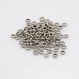 Tarnish Resistant Ring 304 Stainless Steel Spacer Beads, Metal Findings for Jewelry Making Supplies, Stainless Steel Color, 5x2mm, Hole: 3mm, 20pc/Set