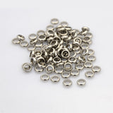 Tarnish Resistant Ring 304 Stainless Steel Spacer Beads, Metal Findings for Jewelry Making Supplies, Stainless Steel Color, 6x2mm, Hole: 4mm, 100pc/Set