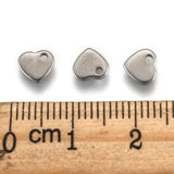 Handmade Gifts Ideas for Valentines Day 304 Stainless Steel Stamping Blank Tag Pendants, Heart, 6x5x0.9mm, Hole: 1mm, 100pcs/Set