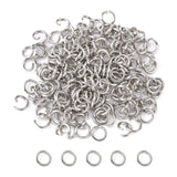 Tarnish Resistant 304 Stainless Steel Jump Rings, Open Jump Rings, Stainless Steel, 20 Gauge, 5x0.8mm, Inner Diameter: 3.4mm, 4000pc/Set