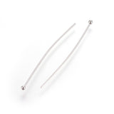 Tarnish Resistant 304 Stainless Steel Ball Head pins, 40x0.7mm, 21 Gauge, Head: 2mm, 500pc/Set