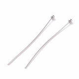 Tarnish Resistant 304 Stainless Steel Ball Head pins, 40x0.7mm, 21 Gauge, Head: 2mm, 500pc/Set