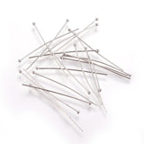 Tarnish Resistant 304 Stainless Steel Ball Head pins, 40x0.7mm, 21 Gauge, Head: 2mm, 500pc/Set