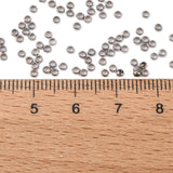 304 Stainless Steel Spacer Beads, Rondelle, Stainless Steel Color, 2x1mm, Hole: 1mm, 1000pcs/Set