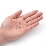 316 Surgical Stainless Steel Flat Round Blank Peg Stud Earring Settings, Stainless Steel Color, Tray: 3mm, 12x3mm, Pin: 0.8mm, 500pcs/Set