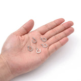 304 Stainless Steel Charms, Horseshoe, Stainless Steel Color, 13x10x1mm, Hole: 3mm, 5pcs/Set