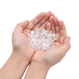 Eco-Friendly Transparent Acrylic Beads, Star, AB Color, Clear AB, 10x4mm, Hole: 1.5mm, about 100pcs/bag