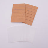 1 Set Acrylic Divider Board, for Loaf Soap Mold, Rectangle, Clear, 81~124x66~79x1.8~4mm, Slot: 2mm