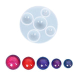 DIY Silicone Molds, Resin Casting Molds, For UV Resin, Epoxy Resin Jewelry Making, Flat Round, White, 88.5x16mm, Inner Size: 18~30mm