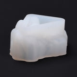 DIY Crystal Cluster Silicone Molds, Resin Casting Molds, For UV Resin, Epoxy Resin Jewelry Making, White, 26x58x43mm, Inner Diameter: 48x29mm