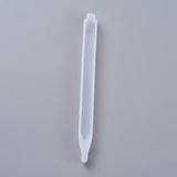 1PCS Pen Epoxy Resin Silicone Molds, Ballpoint Pens Casting Molds, for DIY Candle Pen Making Crafts, White, 149x13x12mm