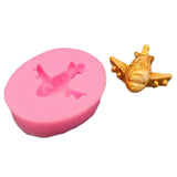 Food Grade Silicone Molds, Fondant Molds, For DIY Cake Decoration, Chocolate, Candy Mold, Airplane, Pink, 45.5x38.5x13mm