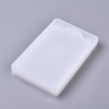 DIY Rectangle Card Sleeve Silicone Molds, Resin Casting Molds, For UV Resin, Epoxy Resin Jewelry Making, White, 105x67.1x6mm, Inner Size: 94.5x58mm