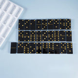 DIY Dominoes Silicone Molds, Resin Casting Molds, for UV Resin, Epoxy Resin Jewelry Making, White, 218x204x8mm, Inner Diameter: 50x24x8mm