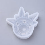 Silicone Molds, Resin Casting Molds, For UV Resin, Epoxy Resin Jewelry Making, Evil Eye, White, 71x75x20mm