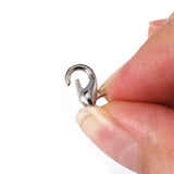 Platinum Plated Alloy Lobster Claw Clasps, Parrot Trigger Clasps for DIY Metal Jewelry, Cadmium Free & Nickel Free & Lead Free, Size: about 12mm long, hole: 1.2mm, 100pc/Set