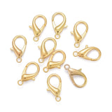 Zinc Alloy Lobster Claw Clasps, Parrot Trigger Clasps, Cadmium Free & Nickel Free & Lead Free, Golden, 21x12mm, Hole: 2mm, 20pc/Set