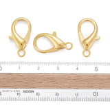 Zinc Alloy Lobster Claw Clasps, Parrot Trigger Clasps, Cadmium Free & Nickel Free & Lead Free, Golden, 21x12mm, Hole: 2mm, 20pc/Set