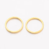 Brass Linking Rings, Golden, 10x1mm, 100pc/Set