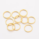 Brass Linking Rings, Golden, 10x1mm, 100pc/Set