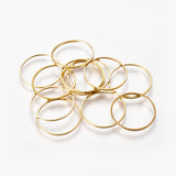 Brass Linking Rings, Golden, 20x0.7~1mm, 50pcs/Set