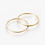 Brass Linking Rings, Golden, 20x0.7~1mm, 50pcs/Set