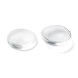 Transparent Glass Cabochons, Half Round/Dome, Clear, 20x5.5mm, 20pc/Set