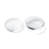 Transparent Glass Cabochons, Clear Dome Cabochon for Cameo Photo Pendant Jewelry Making, Clear, 24.5~25x5~7mm, 10pcs/Set