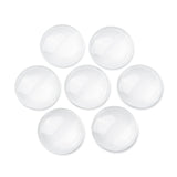 Transparent Glass Cabochons, Clear Dome Cabochon for Cameo Photo Pendant Jewelry Making, Clear, 24.5~25x5~7mm, 10pcs/Set