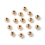 Non-Tarnish Yellow Gold Filled Beads, 1/20 14K Gold Filled, Cadmium Free & Nickel Free & Lead Free, Round, 4mm, Hole: 1.4~1.5mm, 5pc/Set