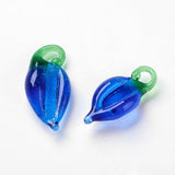 Handmade Lampwork Beads, Mixed Color, Size: about 10.5~15mm in diameter, 22~34.5mm long, hole: 3mm, 20pc/Set