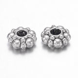 Tibetan Style Spacer Beads, Lead Free & Nickel Free & Cadmium Free, Antique Silver, about 6mm in diameter, 3mm thick, hole: 1.5mm, 100pc/Set