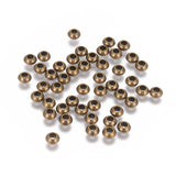 Tibetan Style Spacer Beads, Metal Alloy Beads, Lead Free & Nickel Free & Cadmium Free, Rondelle, Antique Bronze, Size: about 5.5mm in diameter, Hole: 2.8mm, 200pc/Set