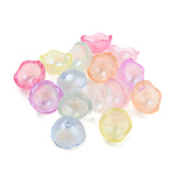 Luminous Acrylic Bead Cone, Glitter Beads, Glow in the Dark, Eggshell, Mixed Color, 8x16mm, Hole: 2mm, about 684pcs/500g, 50pc/Set