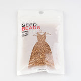 12/0 Glass Seed Beads, Silver Lined Round Hole, Round, Pale Goldenrod, 2mm, Hole: 1mm, about 3306pcs/50g, 50g/Set