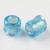 12/0 1.5~2mm Glass Seed Beads Loose Spacer Beads, Opaque Colours, Pale Turquoise, 1.5~2mm, Hole: 0.5~1mm, about 3306pcs/50g