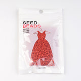 8/0 Opaque Colours Round Glass Seed Beads, Red, Size: about 3mm in diameter, hole:1mm, about 1101pcs/50g