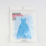 6/0 Opaque Colours Round Glass Seed Beads, Light Sky Blue, Size: about 4mm in diameter, hole:1.5mm, about 495pcs/50g, 50g/Set